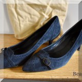 H49. Sergio Rossi black suede pumps. Size 38 - $38 